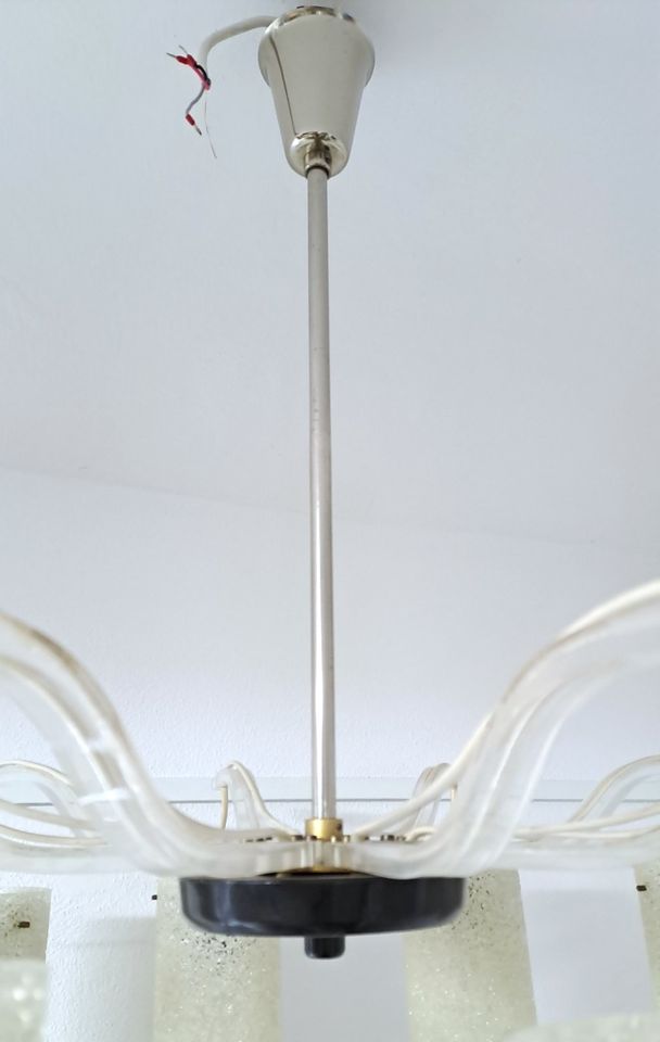 Hängelampe 70er J. Deckenleuchter 9-flammig Vintage Bubble Lamp in Dresden