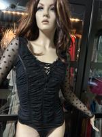 GUESS Tüll Body Langarm Spitze schwarz S 36 NEU Sachsen - Taucha Vorschau