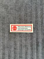 Roter Briefkasten Aufkleber ( Bitte keine Werbung ) Dresden - Cotta Vorschau