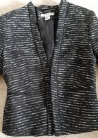 H&M - hübscher Kurz-Blazer schwarz-weiß genoppt/in Streifen Gr. M Baden-Württemberg - Plochingen Vorschau