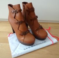 Designer Leder Stiefeletten - See by Chloé, Gr. 39 - neu NP €425 Rheinland-Pfalz - Mainz Vorschau