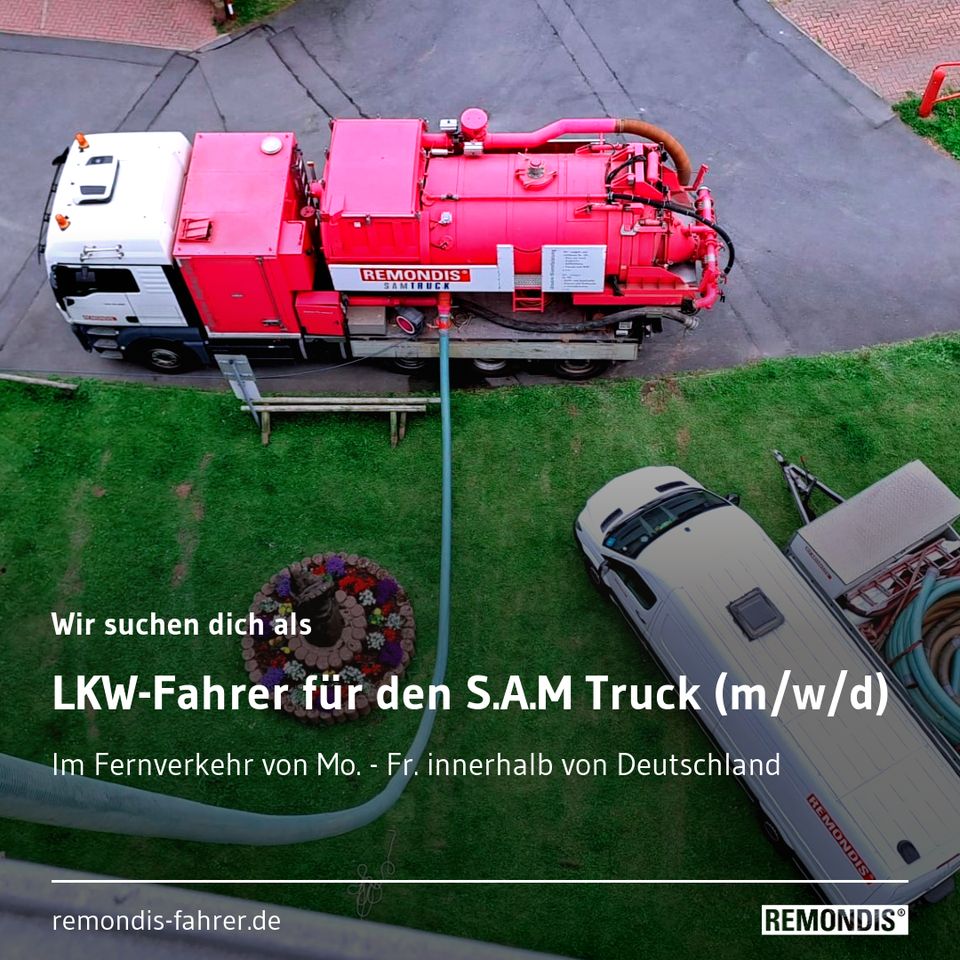 LKW-Fahrer für Spezial-LKW / S.A.M Truck (m/w/d) in Werlte 