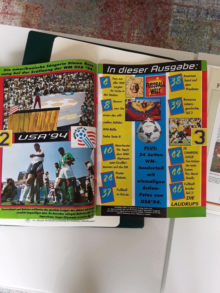 Briefmarken-Sammlung Fußball-WM 1994 in Leinfelden-Echterdingen