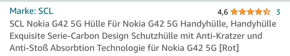 Neue Handy Hülle Nokia G42 5G in Tamm