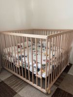 Baby Bett 100*100 mit matratze Hessen - Wiesbaden Vorschau