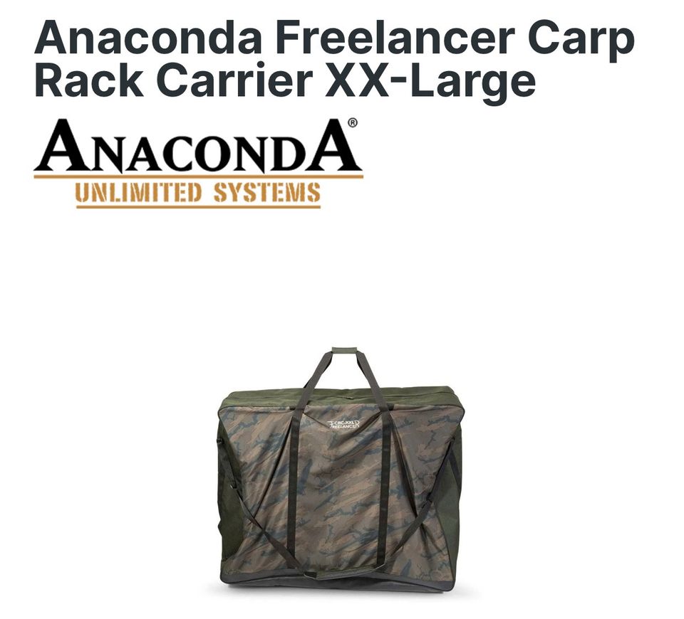 Anaconda Freelancer Carp Rack Carrier XX-Large in Kerpen