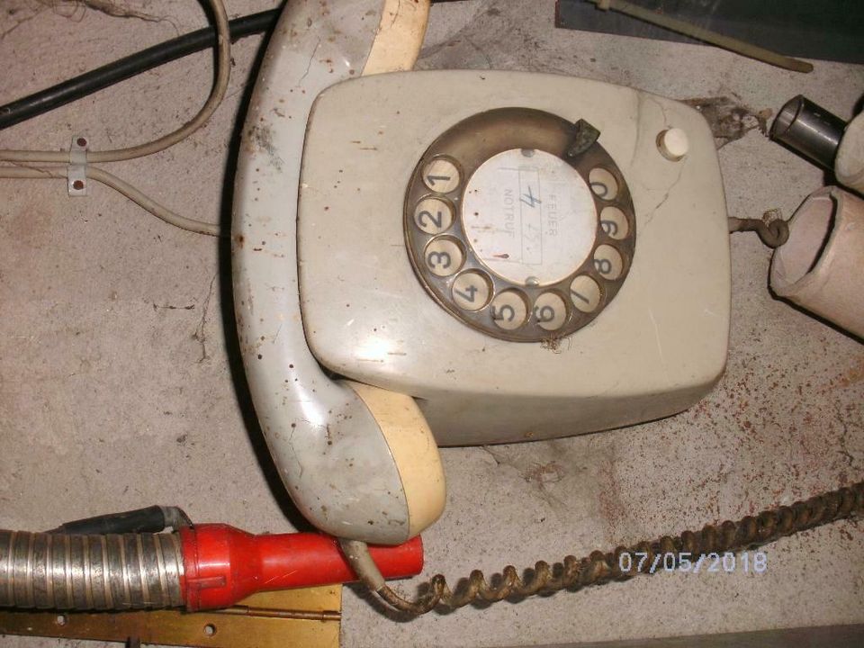 vintage telephonanlage w 1/5mit apparaten funktionsfähig von 1957 in Ravensburg