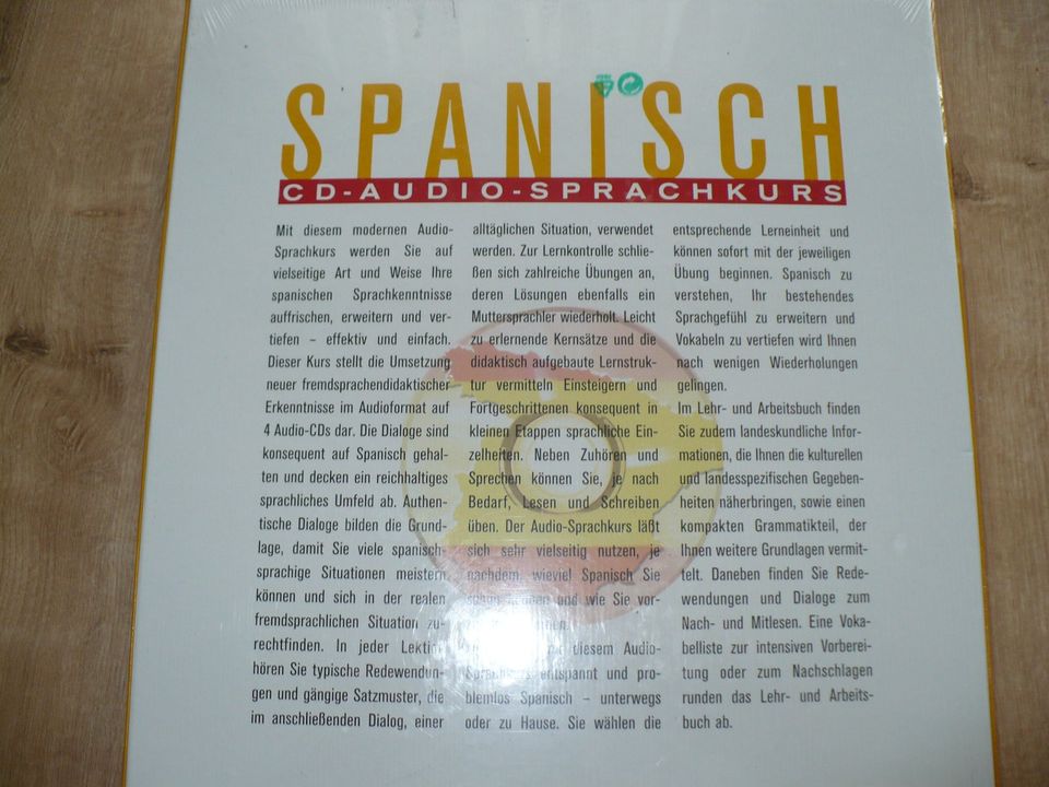 Spanisch CD Audio Sprachbox 4 CD's mit Arbeitsbuch , neu in Gummersbach