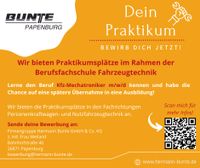 Praktikum Berufsfachschule Fahrzeugtechnik 2024/2025 Niedersachsen - Papenburg Vorschau