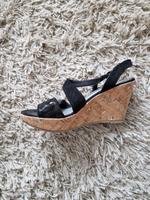 Marco Tozzi Keilsandalette mit Pailletten Gr. 37 wie neu! Saarland - Homburg Vorschau