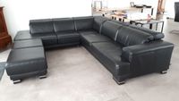 Designer Sofa Ewald Schilling Leder schwarz TOP + Hocker Münster (Westfalen) - Gremmendorf Vorschau