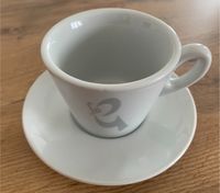 2 weiße Cappuccino - Tassen - La Genovese Bayern - Lautertal Vorschau