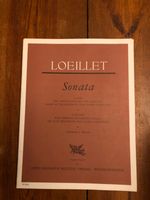 Loeillet - Sonata C=Dur für Block-/Altblockflöte, Basso continuo Mitte - Wedding Vorschau