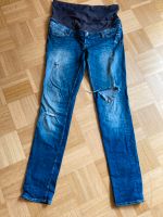 Umstandshose Jeans zerrissen cutted destroyed Bayern - Baar-Ebenhausen Vorschau