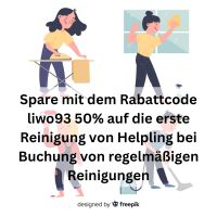 50% Rabattcode Helpling liwo93 - spare 50% Nordrhein-Westfalen - Brilon Vorschau