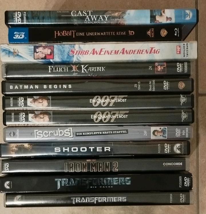 DVD Transformers Hobbit James Bond Scrubs Batman Iron Man u.a. in Rostock