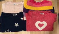 4 Pullover: bunte Streifen, pink ♥️, blau ⭐️, rosa, Gr. 122/128 Hessen - Fulda Vorschau