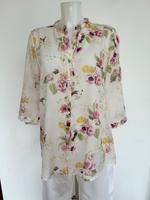 Promod Bluse Gr. 40 Bunt Muster Viskose Knopf Bayern - Greifenberg Ammersee Vorschau
