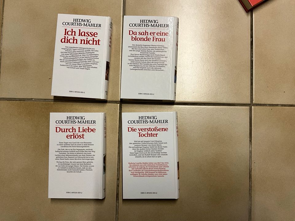 4 Romane von Hedwig Courths-Mahler in Rehlingen-Siersburg