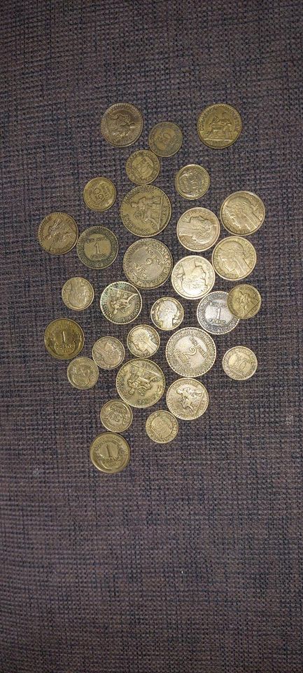 FRANKREICH - große alte Münzen Sammlung - KEINE Münze ist doppelt in Stralsund