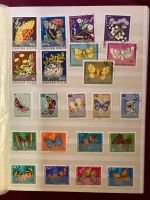 Briefmarkenalbum Briefmarken, Schmetterlinge Fische Motive Nordrhein-Westfalen - Krefeld Vorschau