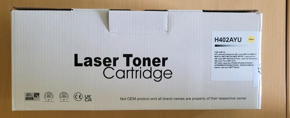 Laser Toner für HP CE402A, 6.000 Seiten gelb  -NEU- in Dahlen