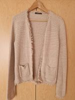 ESPRIT Strickjacke Boucle Jacke Cardigan beige Gr. 38 M Bayern - Großostheim Vorschau