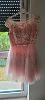 Elegantes Damenkleid XL – Rosé – Spitzenstoff Brandenburg - Schönefeld Vorschau