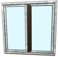 Kunststofffenster 140x140 cm bxh 2flg Mooreiche 3-fach Verglasung Essen - Essen-Stadtmitte Vorschau
