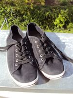 schwarze Stoff-Sneaker, Stoff-Turnschuhe, Sportschuhe, Gr. 41 Sachsen-Anhalt - Halle Vorschau