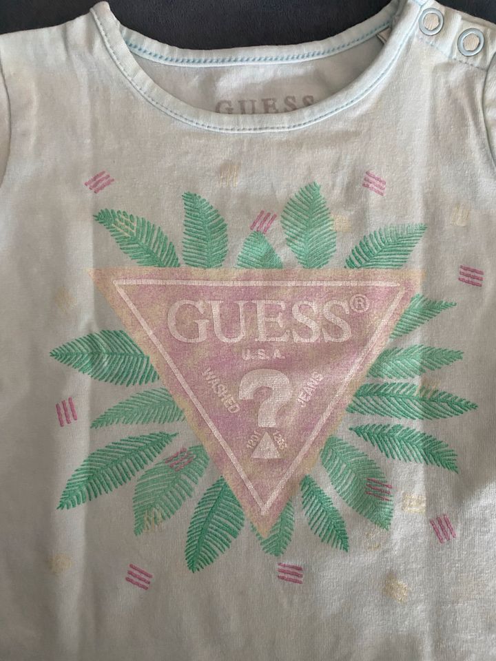 Guess Mädchen T-Shirt, Größe 68, mint in Troisdorf