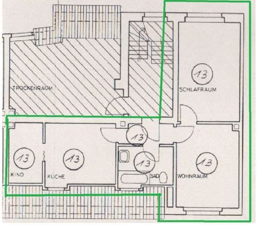 Gut geschnittene Dachgeschosswohnung in Herne-Wanne in Herne