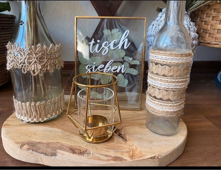 Goldene Teelichthalter/Boho/Wedding/Hochzeit/Verleih in Meerbusch