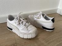 Puma Leder Sneaker Sportschuhe Gr. 37 weiß schwarz Niedersachsen - Stuhr Vorschau