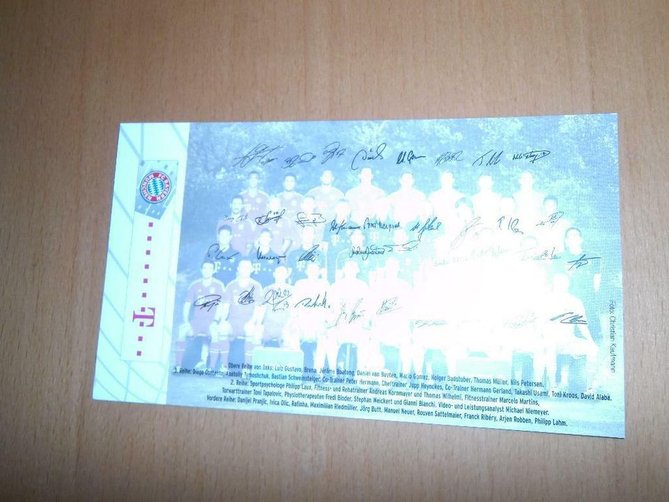 FC Bayern Autogrammkarten komplettes Set 2011/2012  #TOP# in Dinkelscherben