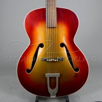 1959 Framus Archtop Schlaggitarre rot gold metallic very rare Nordrhein-Westfalen - Herne Vorschau