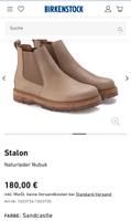 Birkenstock Stalon Naturleder Nubuk 40 Sandcastle Neu Thüringen - Georgenthal Vorschau