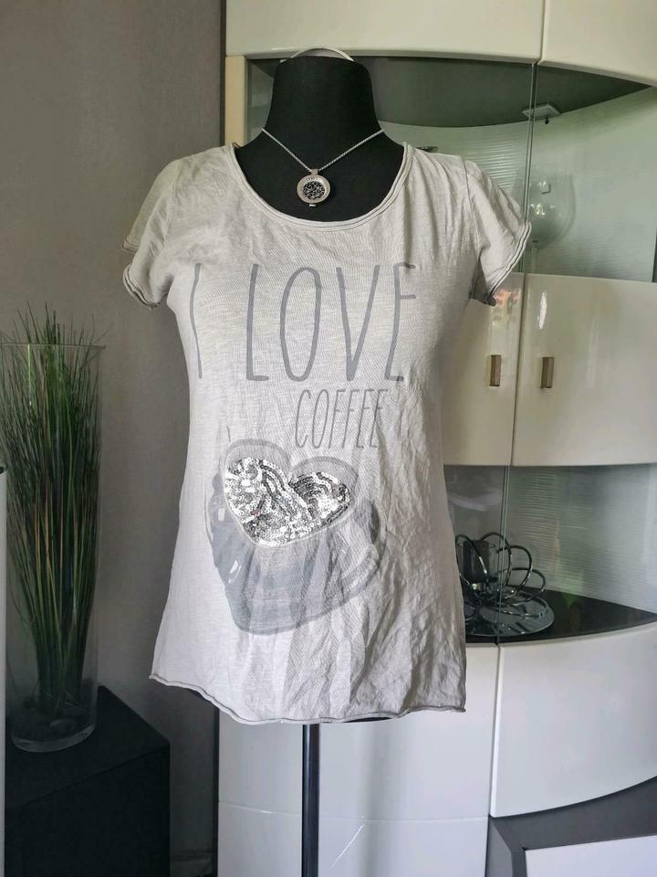 Made in Italy T-Shirt Shirt Blusenshirt Oberteil Tunika 40 42 in Eberstadt