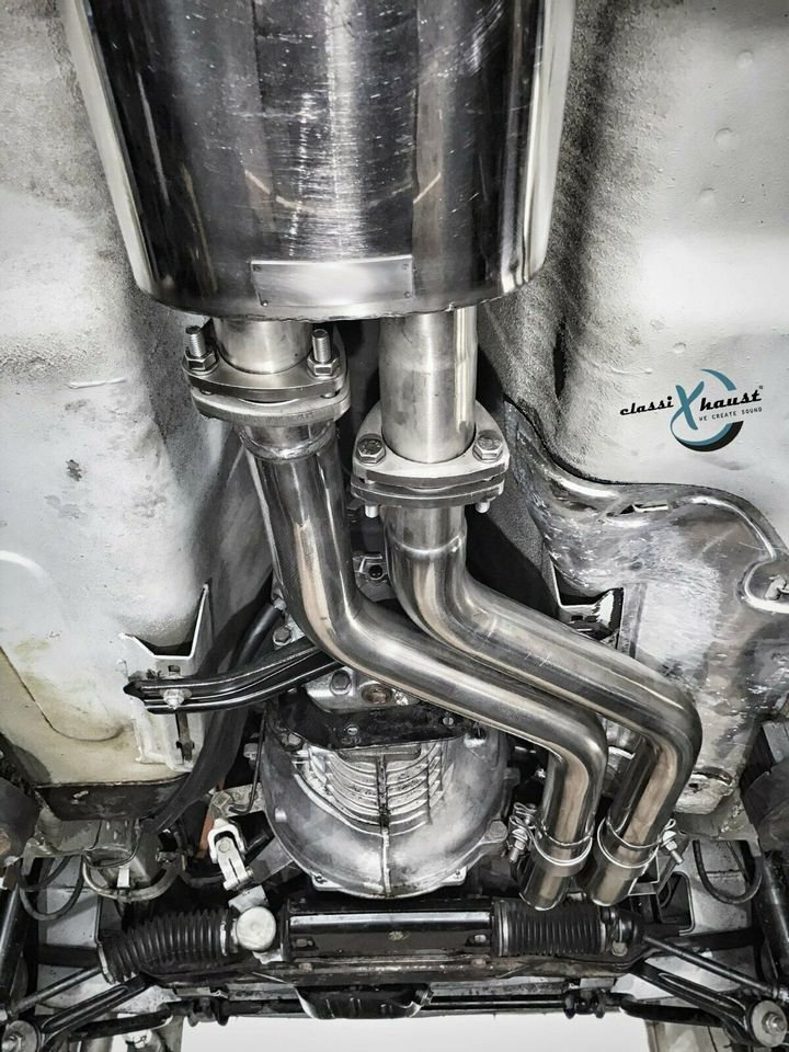 BMW E21 323i 320 6 Alpina C1 B6 Auspuff exhaust stainless in