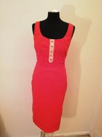 Rotes Kleid mit Häckeleinlage Gr. M Sommerkleid Berlin - Rosenthal Vorschau