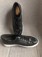 Schuhe Damen Michael Kors Leder Sneaker Schnürschuhe schwarz Bayern - München-Flughafen Vorschau