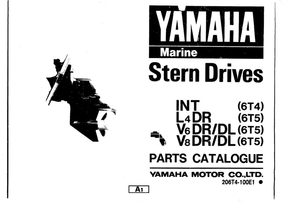 YAMAHA Marine - komplette Transom für Z-Antrieb - Stern Drives V6 in Leipzig