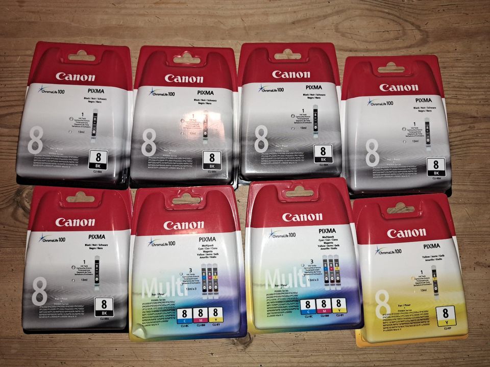 Canon Pixma Chromalife 100 5x schwarz, 2x Multipack, 1x Gelb in Traunstein