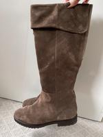 Paul Green Stiefel Overknee Wildleder greige beige 38 Hessen - Hadamar Vorschau