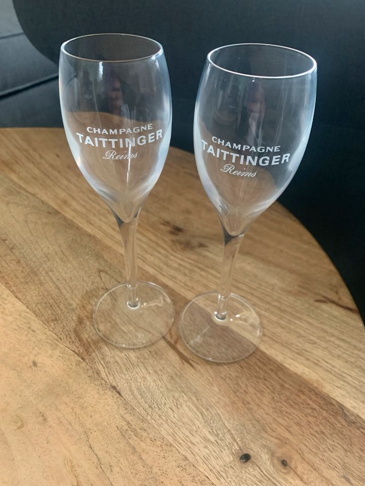 Champagner Gläser Taittinger in Berlin