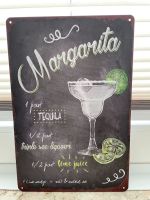 Metall Schild Deko Blechschild Thema Cocktails Mojito Margerita Nordrhein-Westfalen - Tönisvorst Vorschau