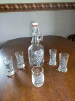 Glasflasche mit 4 Gläsern+ 1 Glas Zugabe Sachsen-Anhalt - Weißenfels Vorschau