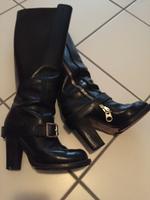 Chloé Stiefel! 37,5 in gutem Zustand! Schwarzes Kalbleder! Hessen - Bad Homburg Vorschau