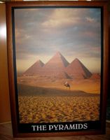 Bild "The Pyramids" Ägypten - Kunstdruck mit Holzahmen Thüringen - Barchfeld Vorschau