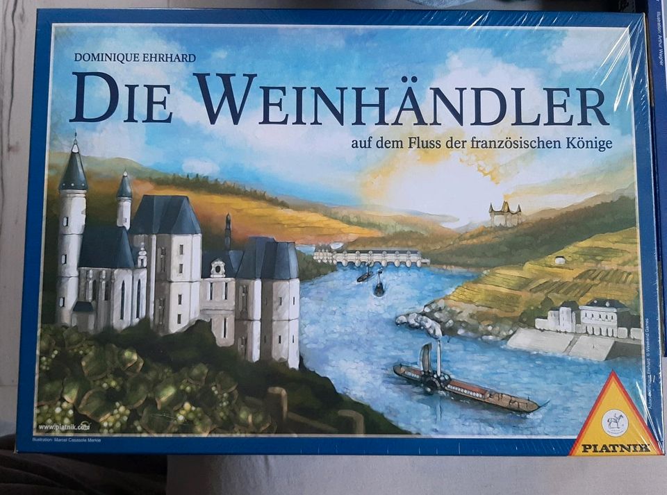 Brettspiel die Weinhändler von Piatnik OVP in Vöhl